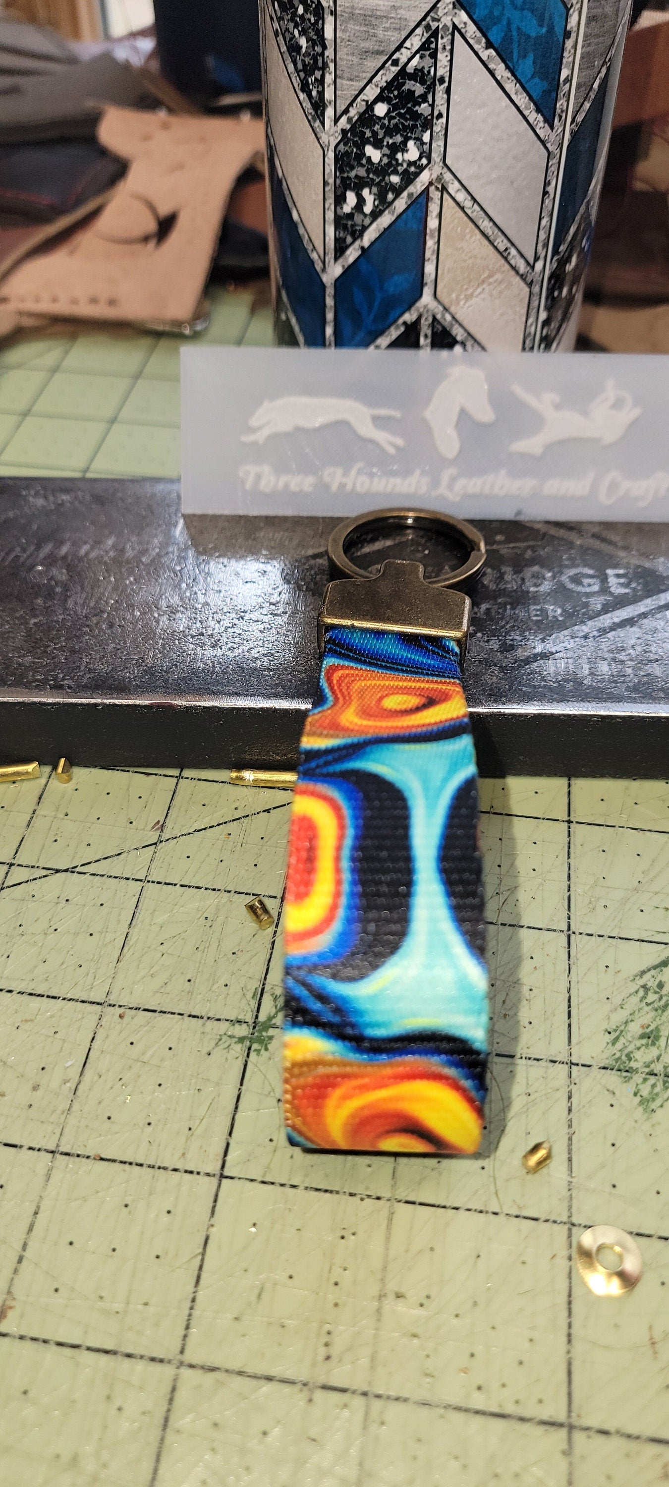Key chain-Three Hounds Leather and Craft